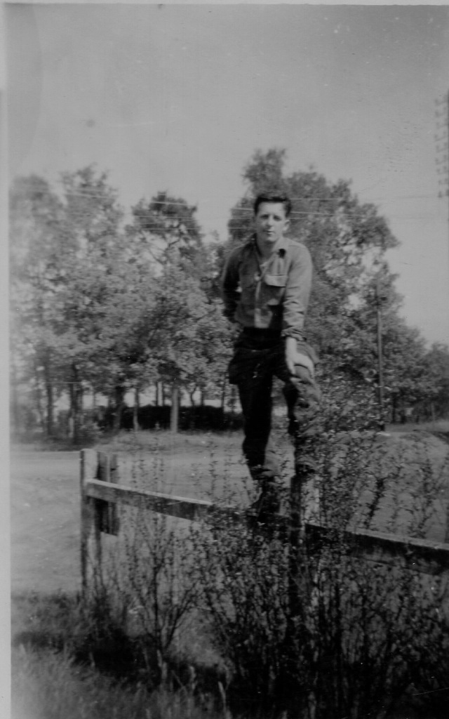 Kenneth Figg - at Camp Brasschaat, Belgium April 1945